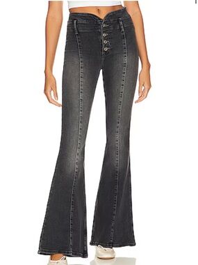 We The Free Free People After Dark Mid Rise Jean in Vintage Black size 27